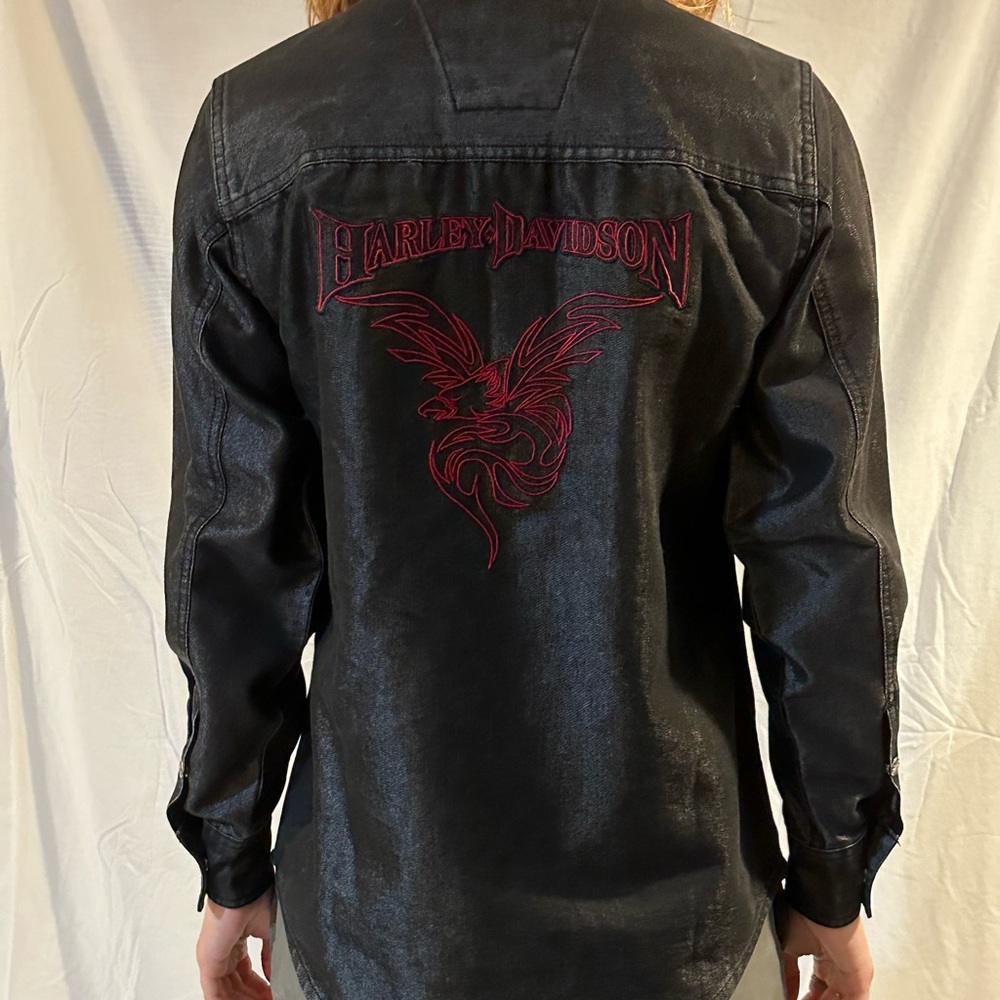 Harley Davidson Button Up Jacket - image 4